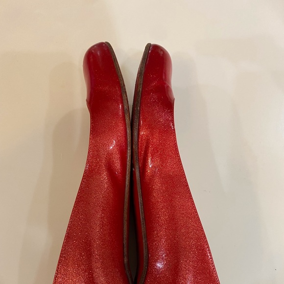 Christian Louboutin Red Flats 38 - Picture 3 of 5
